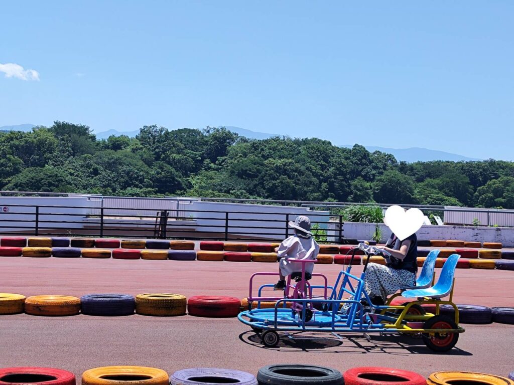 伊豆市にある自転車の国サイクルスポーツセンターのおもしろ自転車