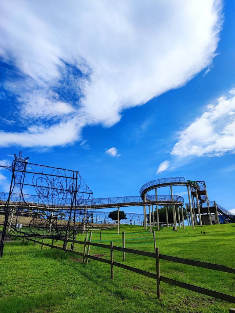 伊豆ぐらんぱる公園の110m見晴らしスライダー