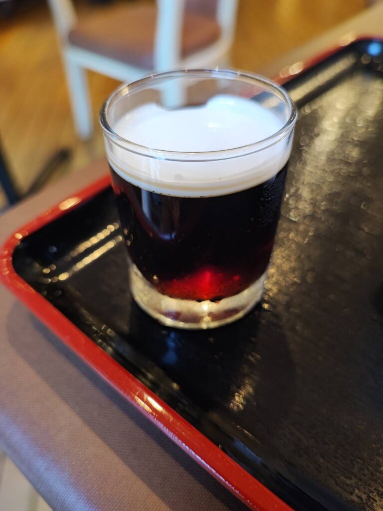 ホテル日立プラザの朝食のコーヒーゼリー