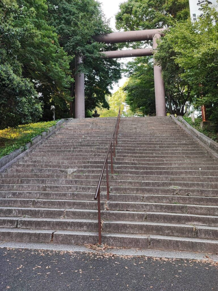 偕楽園東門の階段