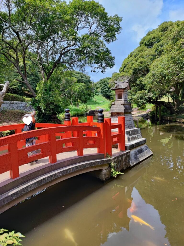 大野潮騒はまなす公園の弁天池