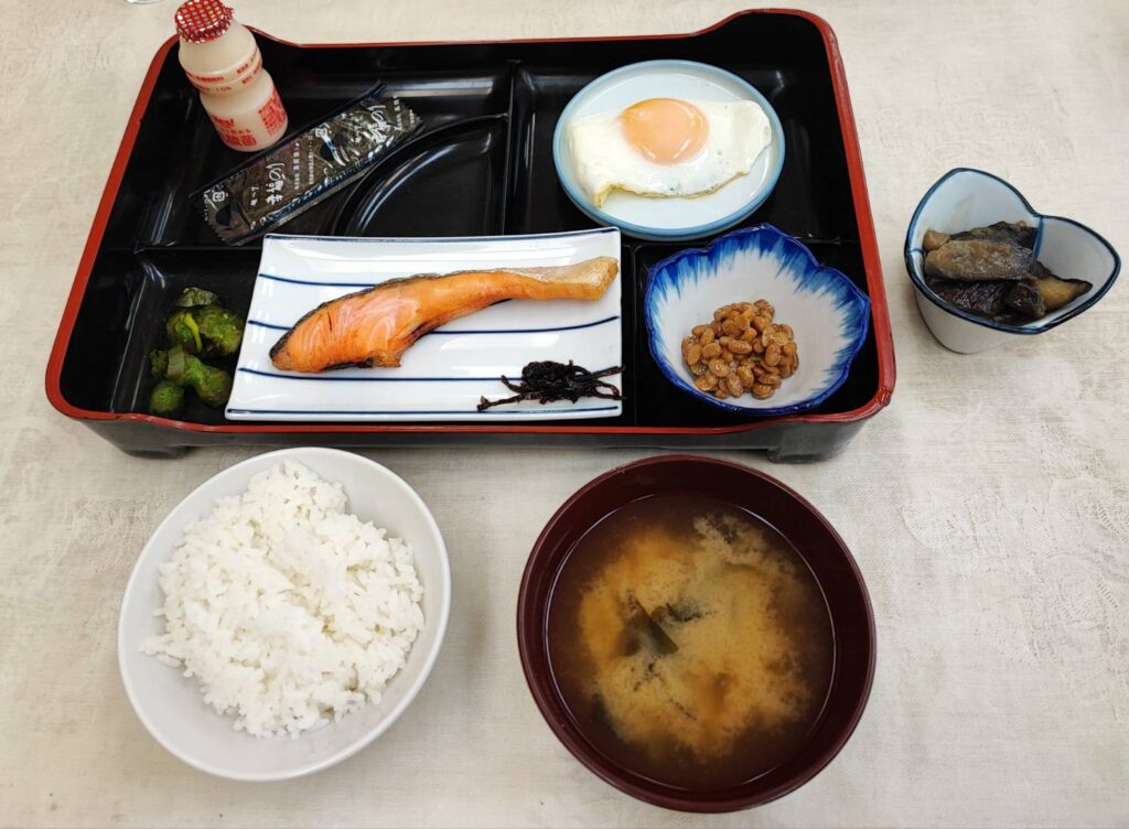 民宿弁天橋の朝食