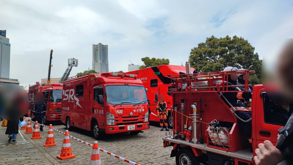 横浜消防出初式2025の消防車