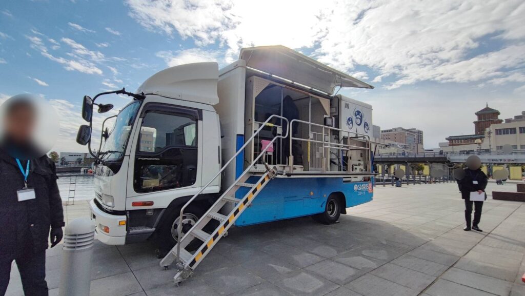 横浜消防出初式2025の起震車
