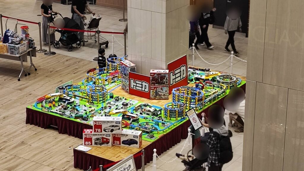 ありあけ乗り物ガーデンのトミカプラレールイベント