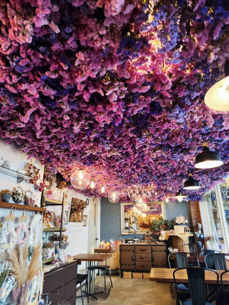 花cafe kokiaの天井