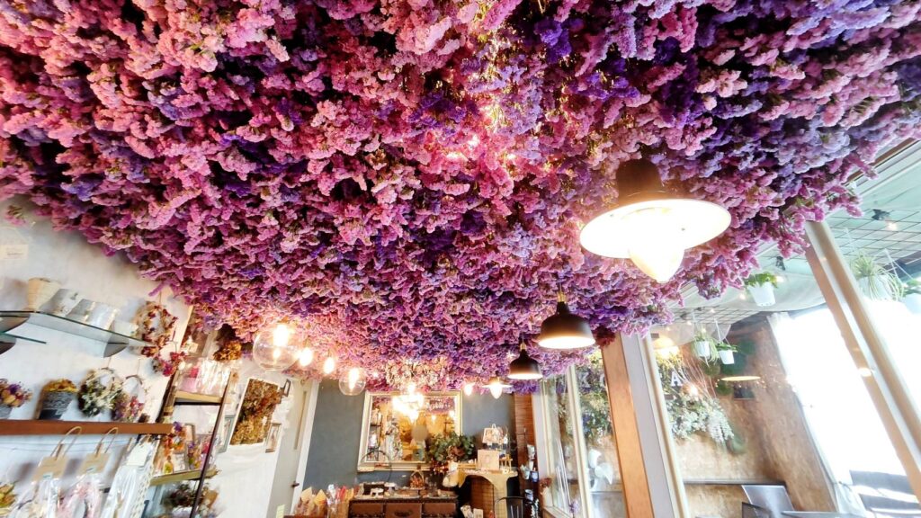 花cafe kokiaの内観