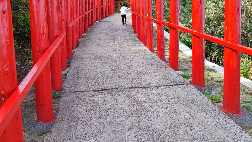 元乃隅神社のスロープ