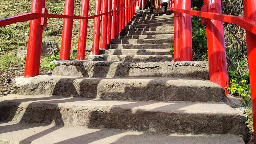 元乃隅神社の階段