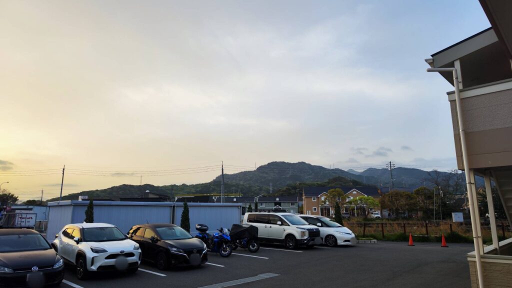 旅籠屋の駐車場