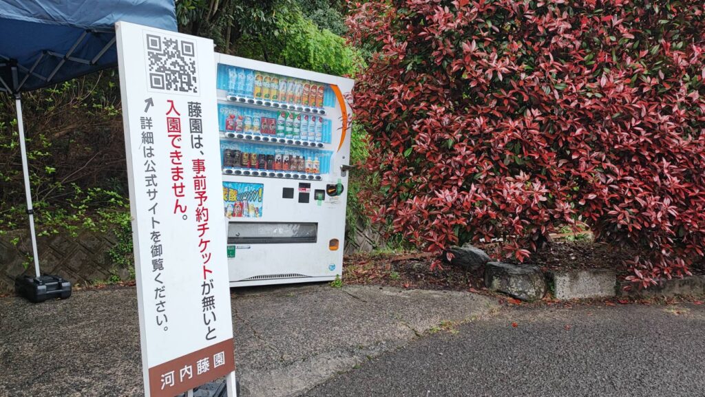 河内藤園は事前予約チケットが必要