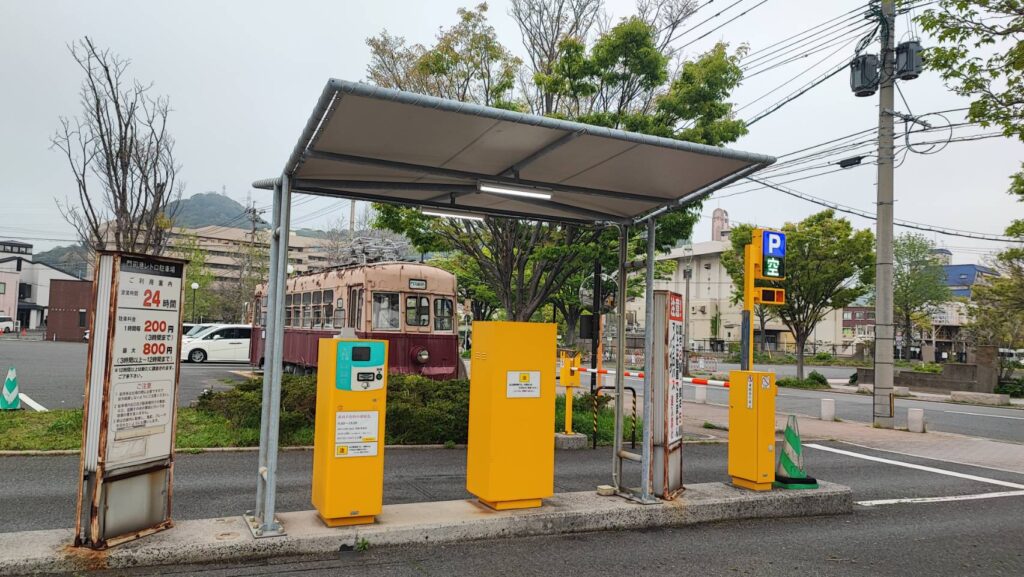 門司港レトロの駐車場