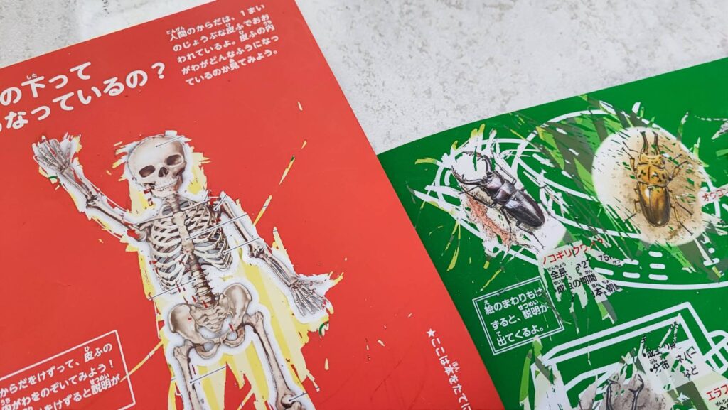 ダイソーのスクラッチブックの中身