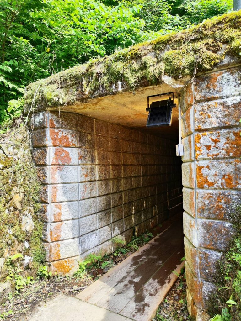 疎水坑の入り口