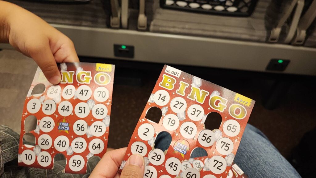 ダイソーのビンゴカード