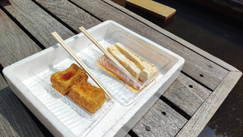 銀山温泉の野川とうふやの豆腐