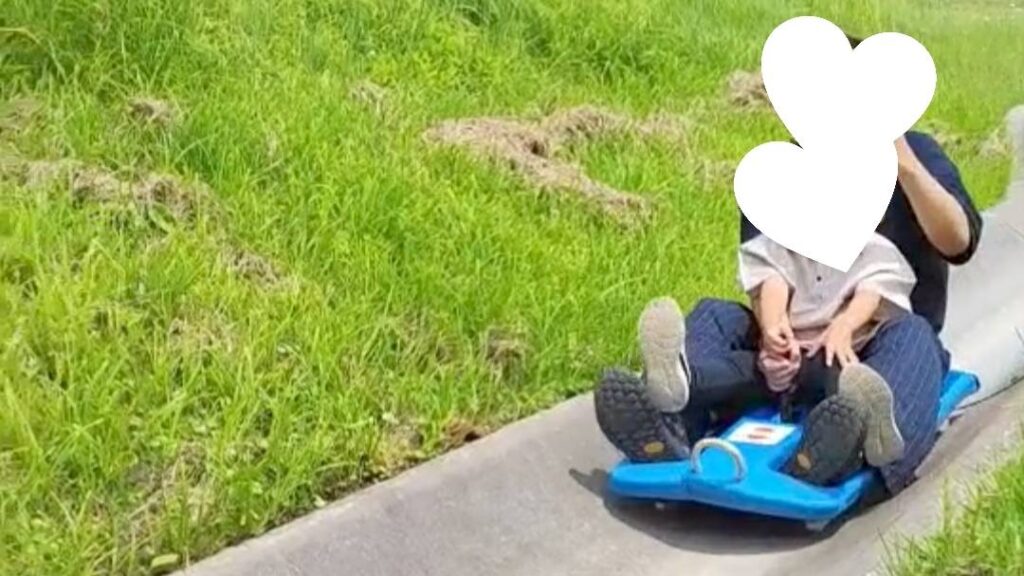 上の台ゲレンデのスーパースライダー