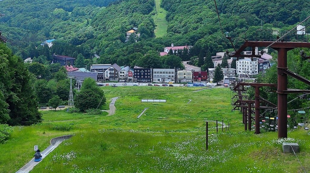 上の台ゲレンデのスーパースライダー