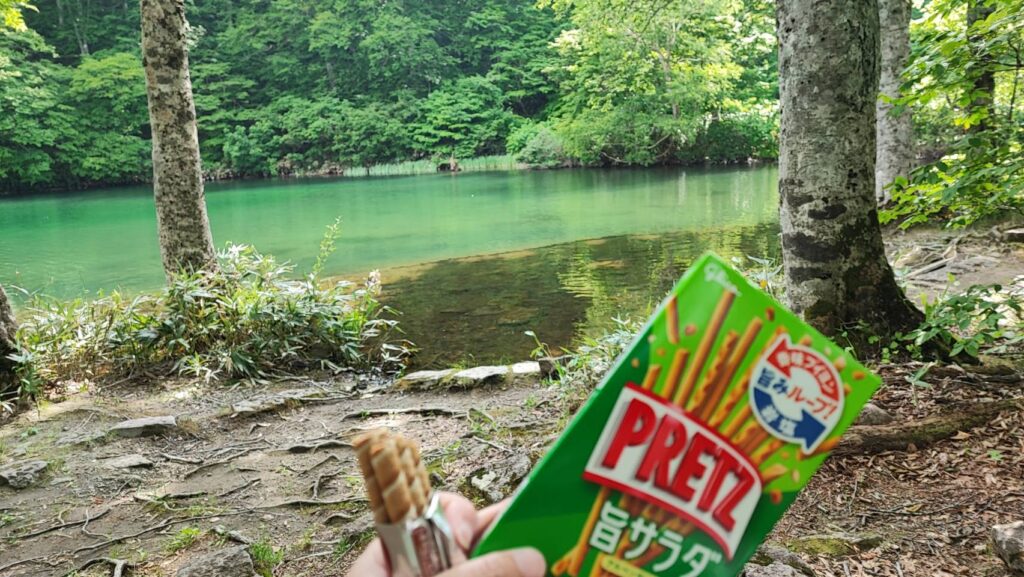 ドッコ沼に持って行ったお菓子