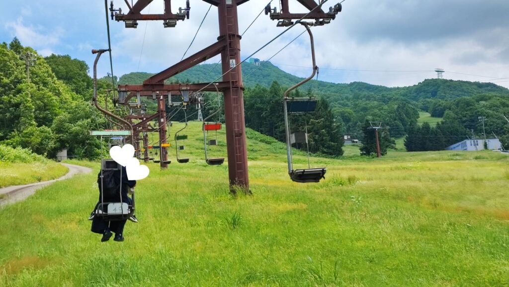 上の台ゲレンデのリフト